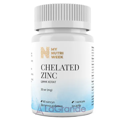 My Nutri Week Chelated Zink 30 mg   