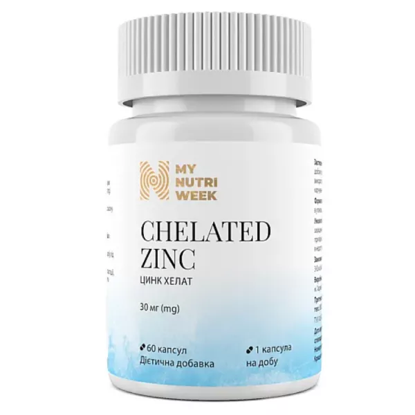 My Nutri Week Chelated Zink 30 mg ĳ������ ������� 