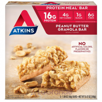 Atkins Protein Meal Bar Peanut Butter Granola   