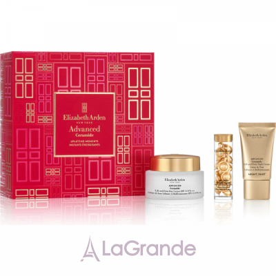 Elizabeth Arden Advanced Ceramide Set Mini Lift&Firm (n/cr/15ml + capsules hydra-plumpin/3,2ml + eye/cr/5ml)       (//15+  /5 +   3,2 )