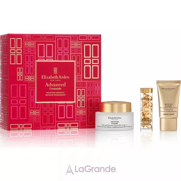 Elizabeth Arden Advanced Ceramide Set Mini Lift&Firm (n/cr/15ml + capsules hydra-plumpin/3,2ml + eye/cr/5ml) ����� ������� ��� ����������� ��������� ���� (�/����/15��+���� ��� ���/5 ��+������� ��� ���� 3,2 ��)