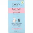Babo Botanicals Baby Face Mineral Sunscreen SPF50        SPF50