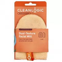 CleanLogic Bath and Body Dual-Texture Facial Mitt ��������� ��� ���� � ������� ���������