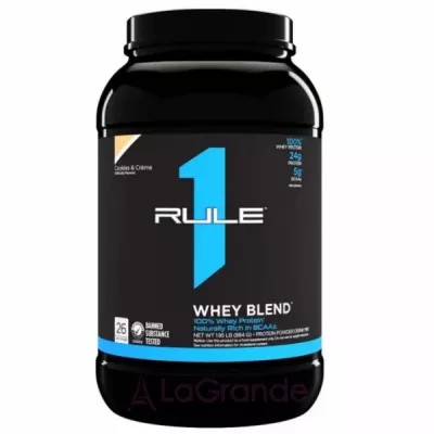 Rule 1 R1 Whey Blend Chocolate peanut oil   