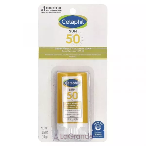 Cetaphil Sheer Mineral Sunscreen Stick SPF50 �������� ���������� ������������� ����-��� ��� ���� SPF50