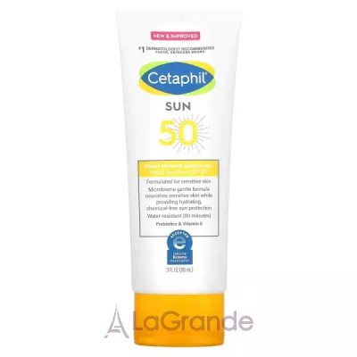 Cetaphil Sheer Mineral Sunscreen SPF50     SPF50