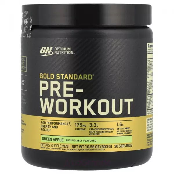 Optimum Nutrition Gold Standard Pre-Workout Green Apple ����������������� �������� 