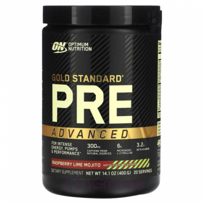 Optimum Nutrition Gold Standard Pre Advanced Raspberry Lime Mojito   