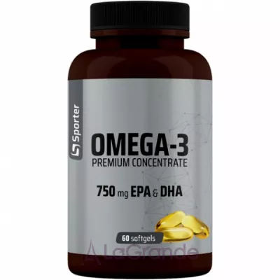 Sporter Omega 3 Premium Concentrate 750 Mg   