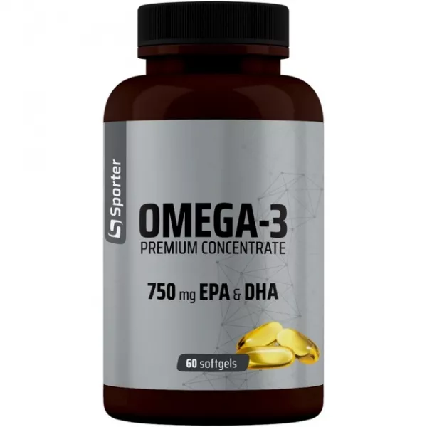 Sporter Omega 3 Premium Concentrate 750 Mg ĳ������ ������� ������-3. ������-���������� � ��������