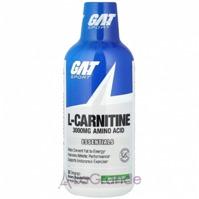 GAT Sport L-Carnitine 3000 mg Green Apple   
