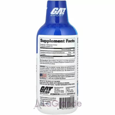 GAT Sport L-Carnitine 3000 mg Green Apple   