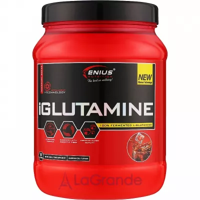 Genius Nutrition iGlutamine 100% Fermented L-Glutamine American Cola  