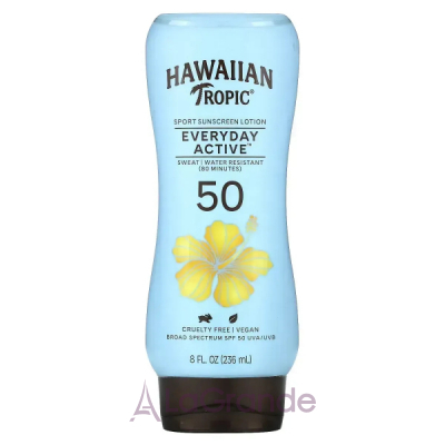 Hawaiian Tropic Everyday Active Sport Sunscreen Lotion SPF50       SPF50
