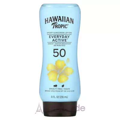 Hawaiian Tropic Everyday Active Sport Sunscreen Lotion SPF50       SPF50