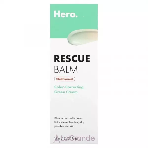 Hero Cosmetics Rescue Balm Color-Correctin Green Cream + Red Correct ����������������� ������� + ��������� �����������