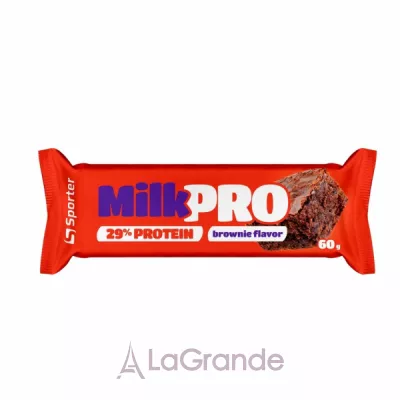 Sporter Milk Pro 29% protein Brownie     