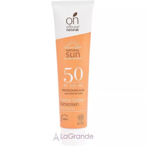 Officina Naturae Natural Sun Crema Solare Sunscreen SPF50 ������������� ����-����� SPF50