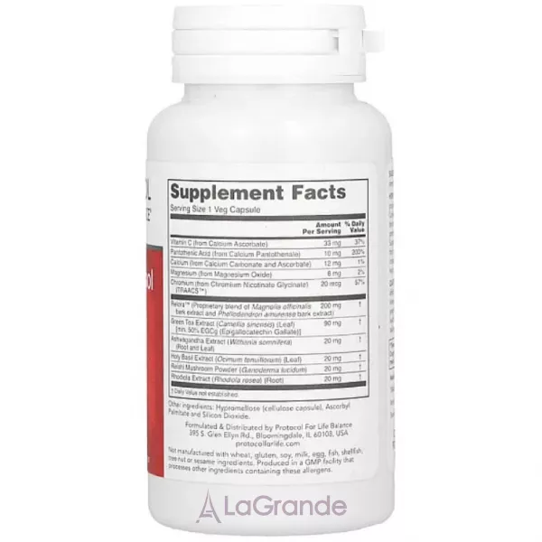 Protocol for Life Balance Adrenal Cortisol Support �������� ��� �������� ����������� �����