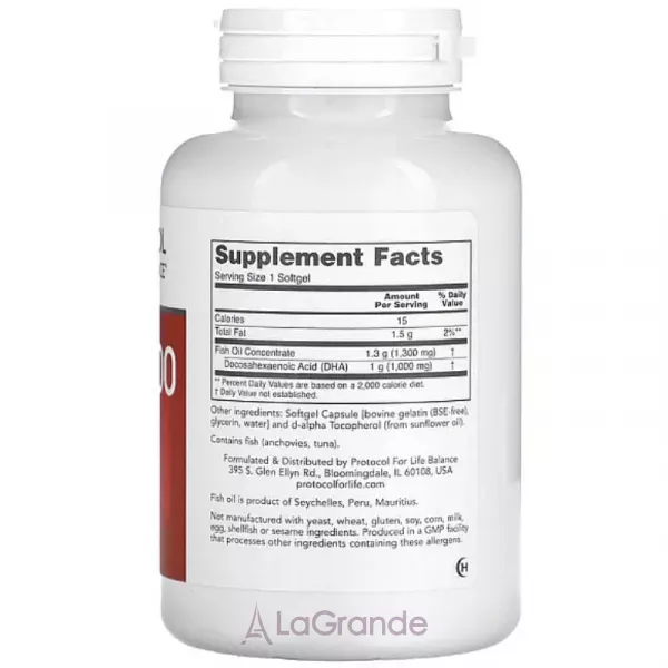 Protocol for Life Balance DHA- 1000 ������� ������� ��� �������� ������'� ����� 