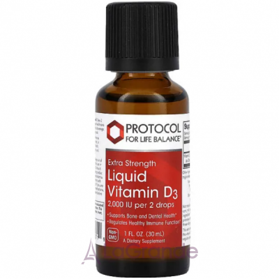 Protocol for Life Balance Liquid Vitamin D3 2000 IU   