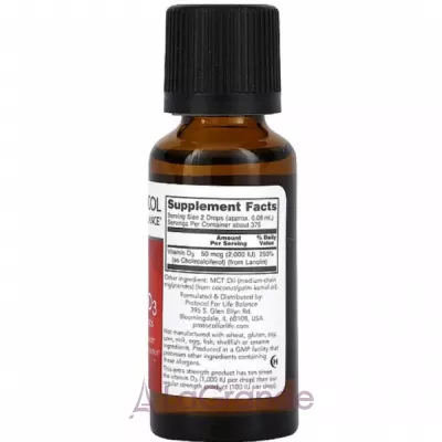 Protocol for Life Balance Liquid Vitamin D3 2000 IU   