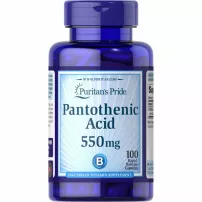 Puritan's Pride Pantothenic Acid 550 mg ����������� ������� "������������ �������", 550 ��