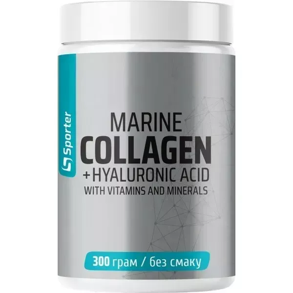 Sporter Marine Collagen Hydrolyzed + Hyaluronic Acid & Vitamins and Minerals ĳ������ ������� ��������� ������� � ����������� ��������, �������� �� ��������� � �������, ��� �����
