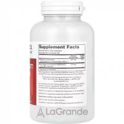 Protocol for Life Balance Magnesium Glycinate   
