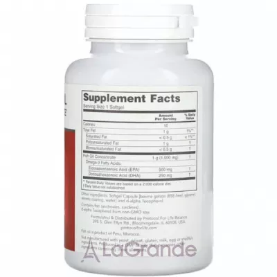 Protocol for Life Balance Ultra Omega - 3   