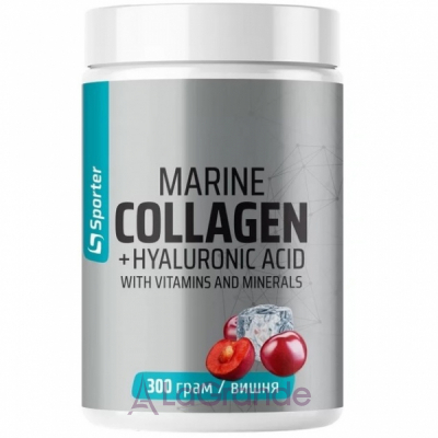 Sporter Marine Collagen Hydrolyzed + Hyaluronic Acid & Vitamins and Minerals ĳ      ,        