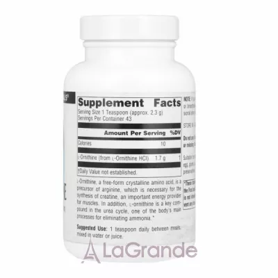 Source Naturals L-Ornithine Powder   L-
