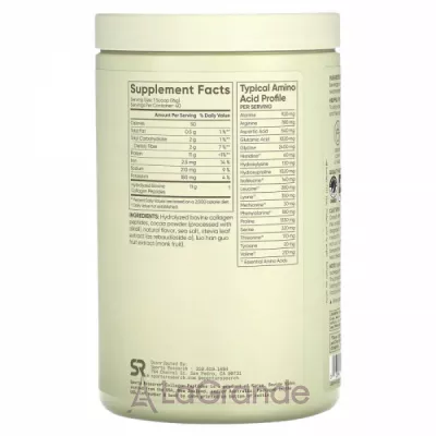 Sports Research Collagen Peptides Dark Chocolate ĳ  