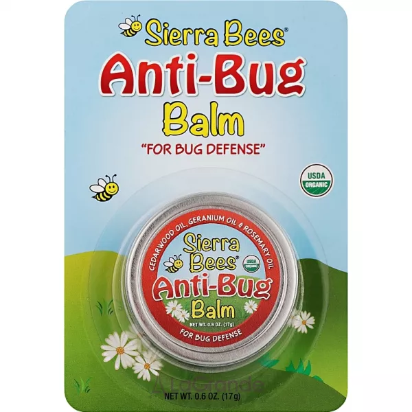 Sierra Bees Anti-Bug Balm Cedarwood Oil, Geranium Oil & Rosemary Oil ������������ ������� ������ ��������� 