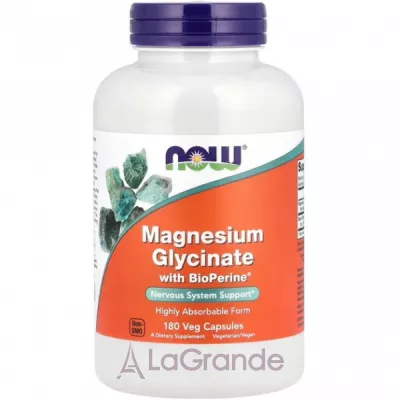 Now Foods Magnesium Glycinate with BioPerine ĳ    +   