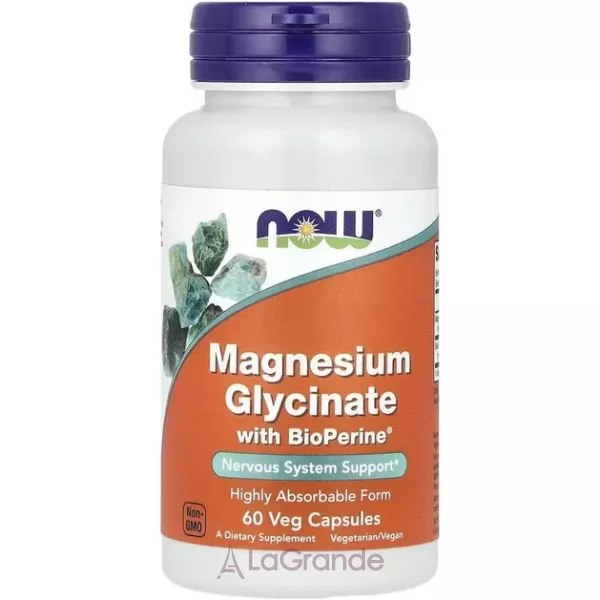 Now Foods Magnesium Glycinate with BioPerine ����������� ������� ������ �������� + �������� � ��������