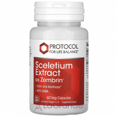 Protocol for Life Balance Sceletium Extract   