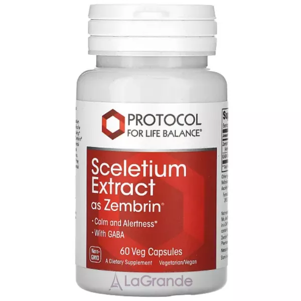 Protocol for Life Balance Sceletium Extract ������� ������� 