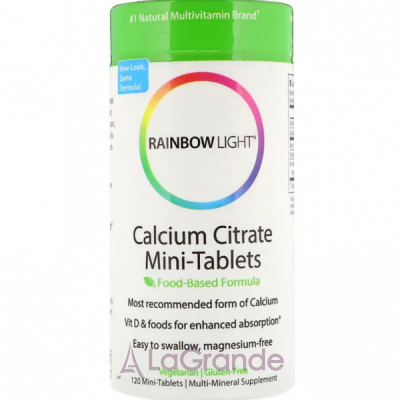 Rainbow Light Calcium Citrate Mini Tablets   