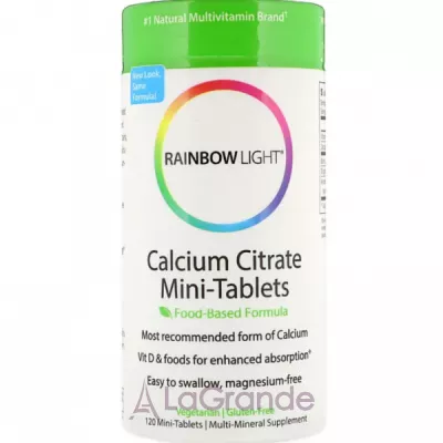 Rainbow Light Calcium Citrate Mini Tablets   