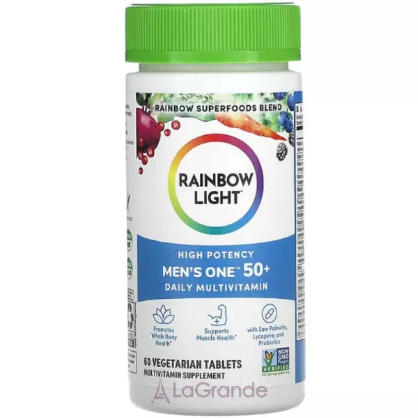 Rainbow Light High Potency Men's One 50+ Daily Multivitamin �������������� ��� ������ 50+