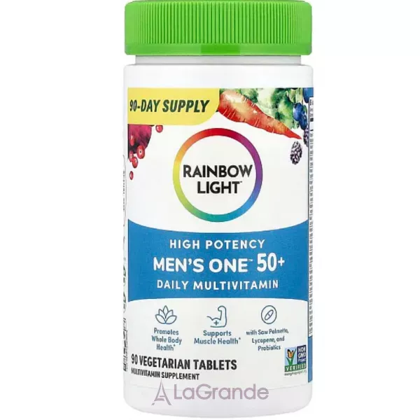 Rainbow Light High Potency Men's One 50+ Daily Multivitamin �������������� ��� ������ 50+