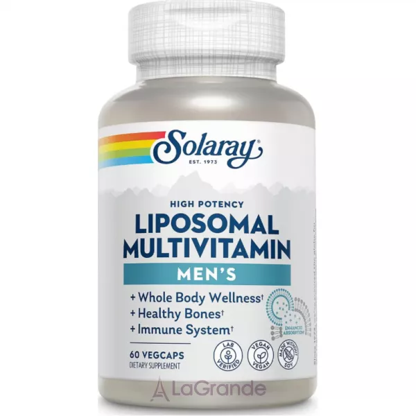 Solaray Liposomal Multivitamin Men's ˳���������� ������������ ��� �������