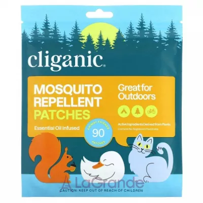 Cliganic Mosquito Repellent Animal Friends Patches   ,    