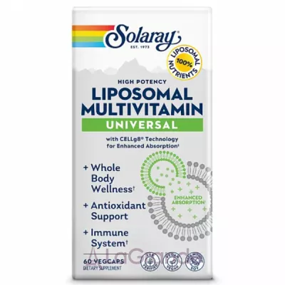 Solaray Liposomal Multivitamin Universal ˳ 