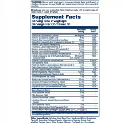 Solaray Liposomal Multivitamin Universal ˳ 