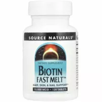 Source Naturals Biotin Fast Melt 10.000 mcg ĳ������ ������� "������" 10000 ���.