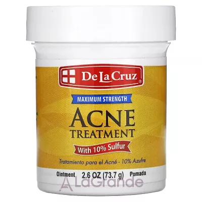De La Cruz Acne Treatment Ointment With 10% Sulfur      10% 
