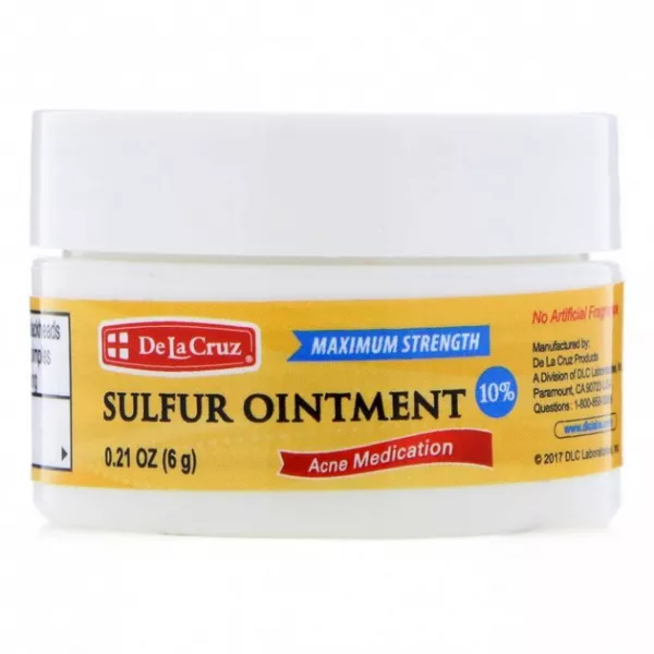 De La Cruz Acne Treatment Ointment With 10% Sulfur ���� ��� �������� ���� � 10% �����