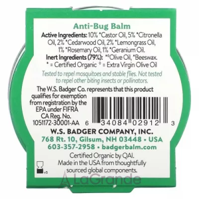 Badger Company Anti-Bug Balm         